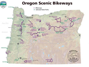 Map Oregon Cycling Routes
